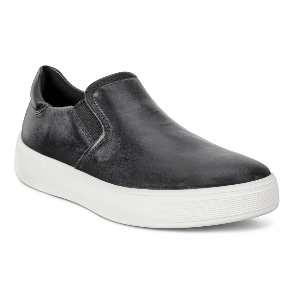 Slip On Mujer - ECCO Street Tray - Negros - FRN618450